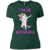 Image of 10 and fabulous sweet tenth-Birthday unicorn dab t shirt