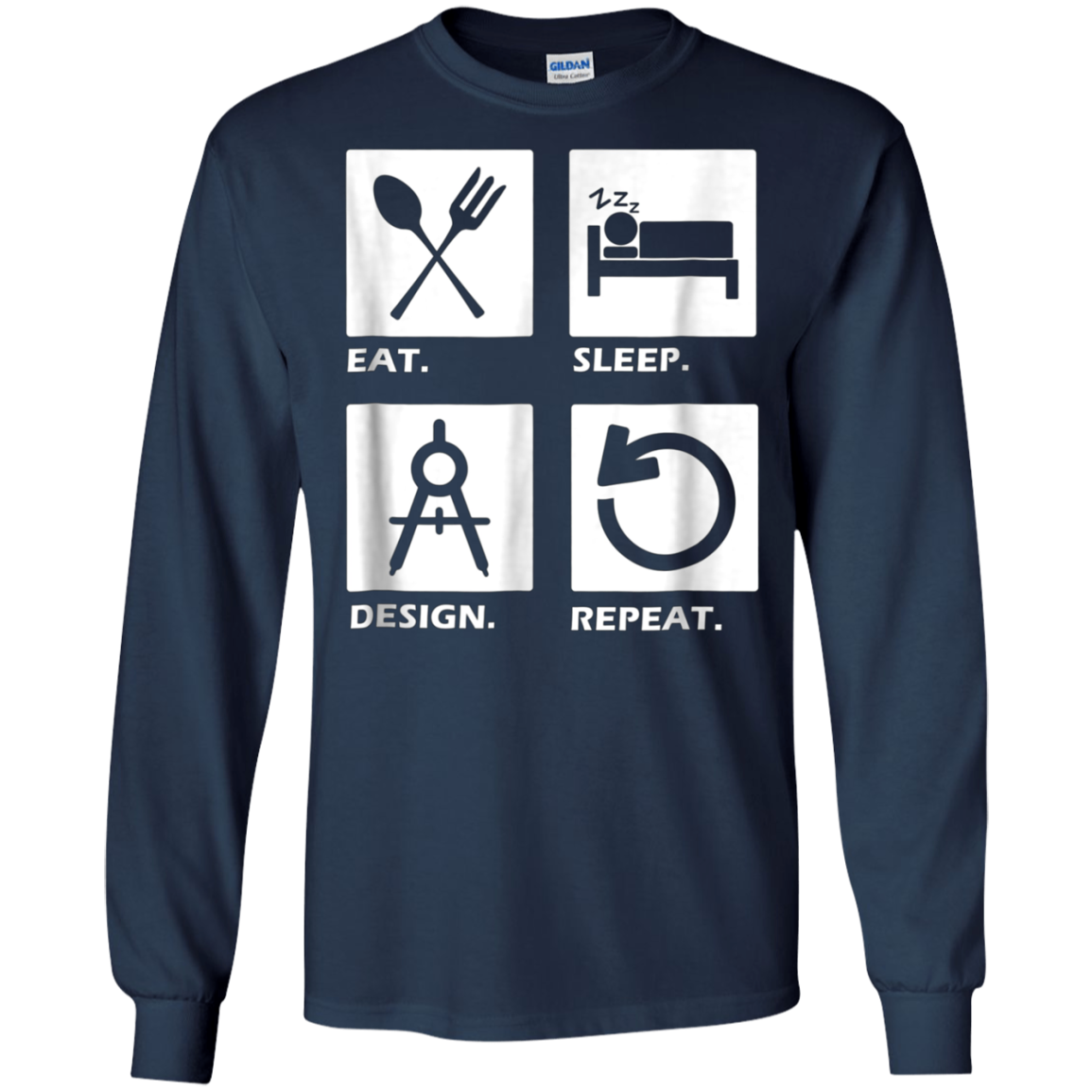 Architect funny T Shirt Man Women Eat Sleep Design Tee