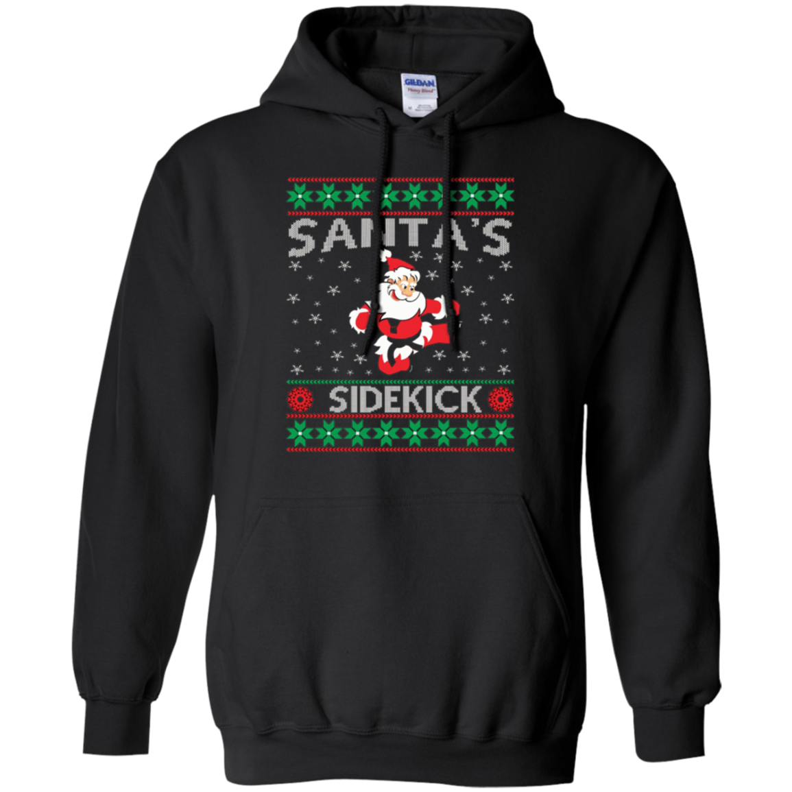Santa's Sidekick Christmas T-shirt
