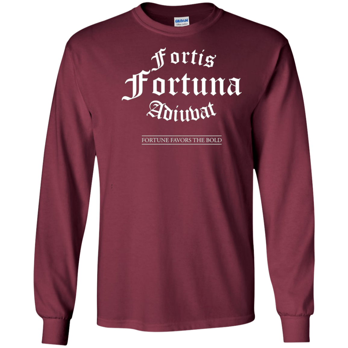 "Fortis Fortuna Adiuvat" Latin Quote T-Shirt