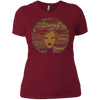 Image of Afro Word Art Black History Month Natural Hair T-Shirt