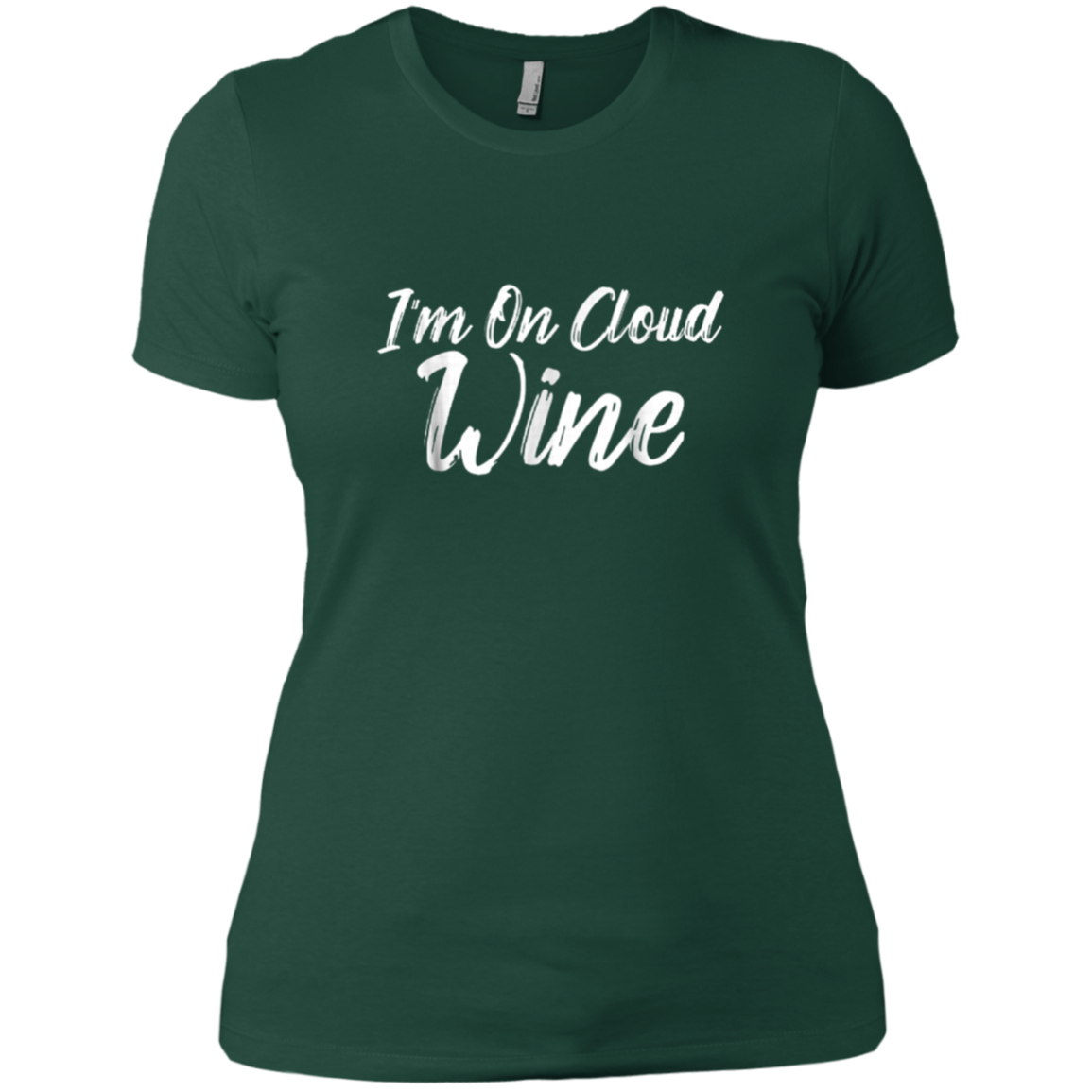 Alcohol Tees I'm On Cloud Wine Shirt Drinking Men Women Gift