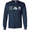 Image of 4WD Overland Explorer Tee 4x4 Tent Camp Fire T-Shirt