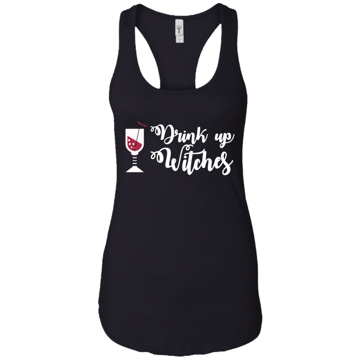 Funny Halloween Wine Lovers Shirt Women Drink Up Witches Tee