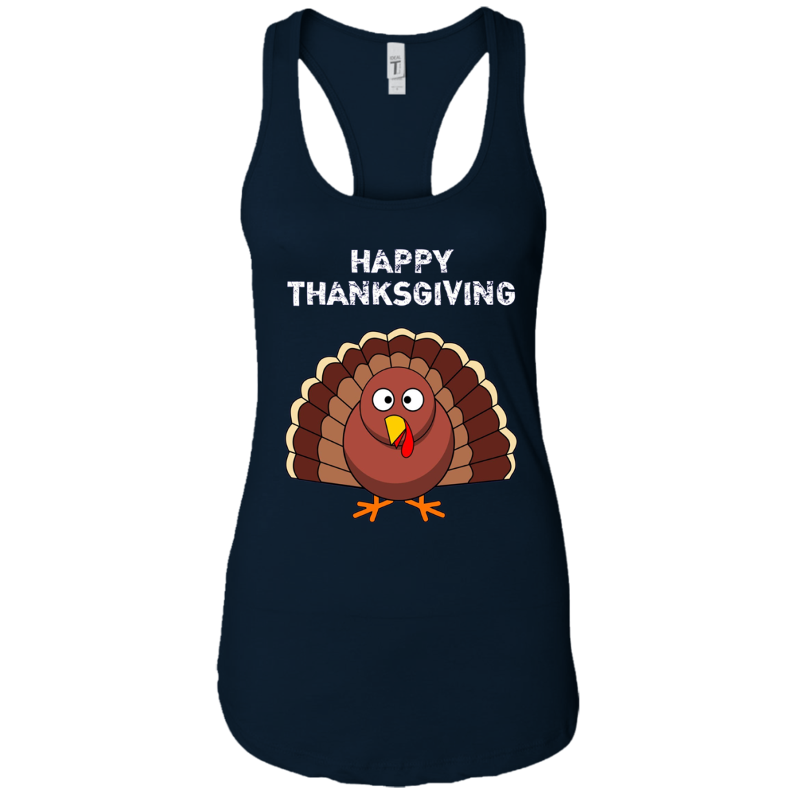 "Happy Thanksgiving" Turkey Thanksgiving Funny T-Shirt