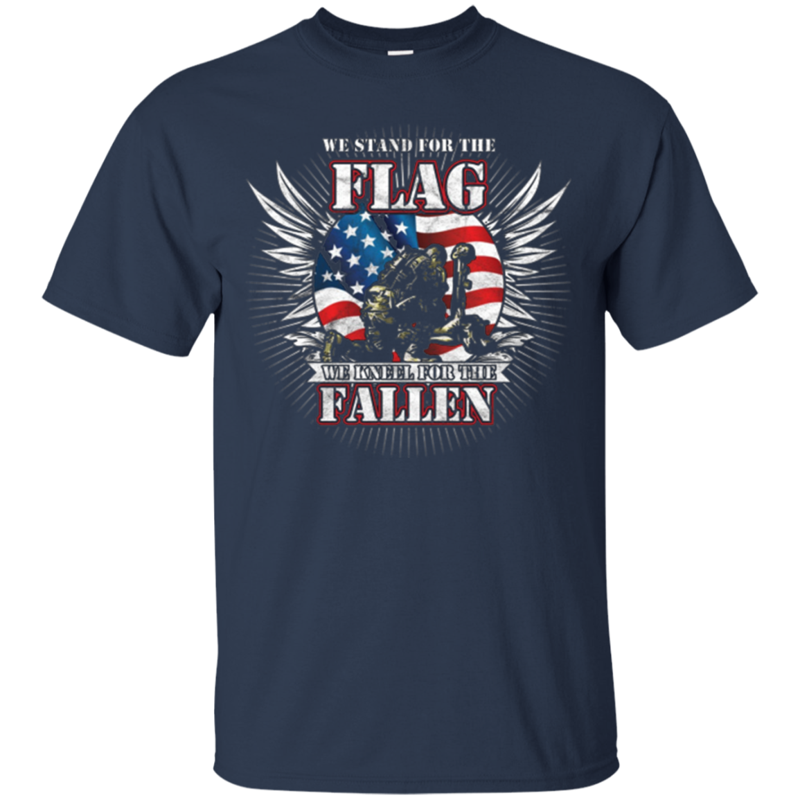 'We Stand For The Flag, We Kneel For The Fallen' Shirt