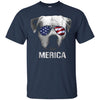 Image of American Bulldog Merica t-shirt - Patriot Patriotic