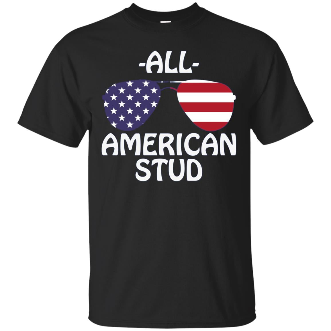 America 4th of July Patriot Sunglass USA Flag Cool T-shirt