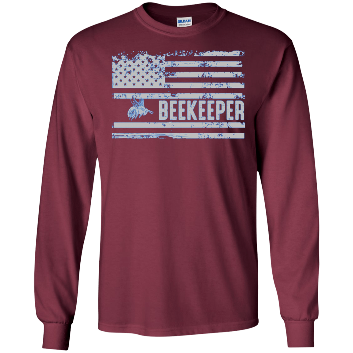 American Beekeeper United States Flag Gift T-Shirt