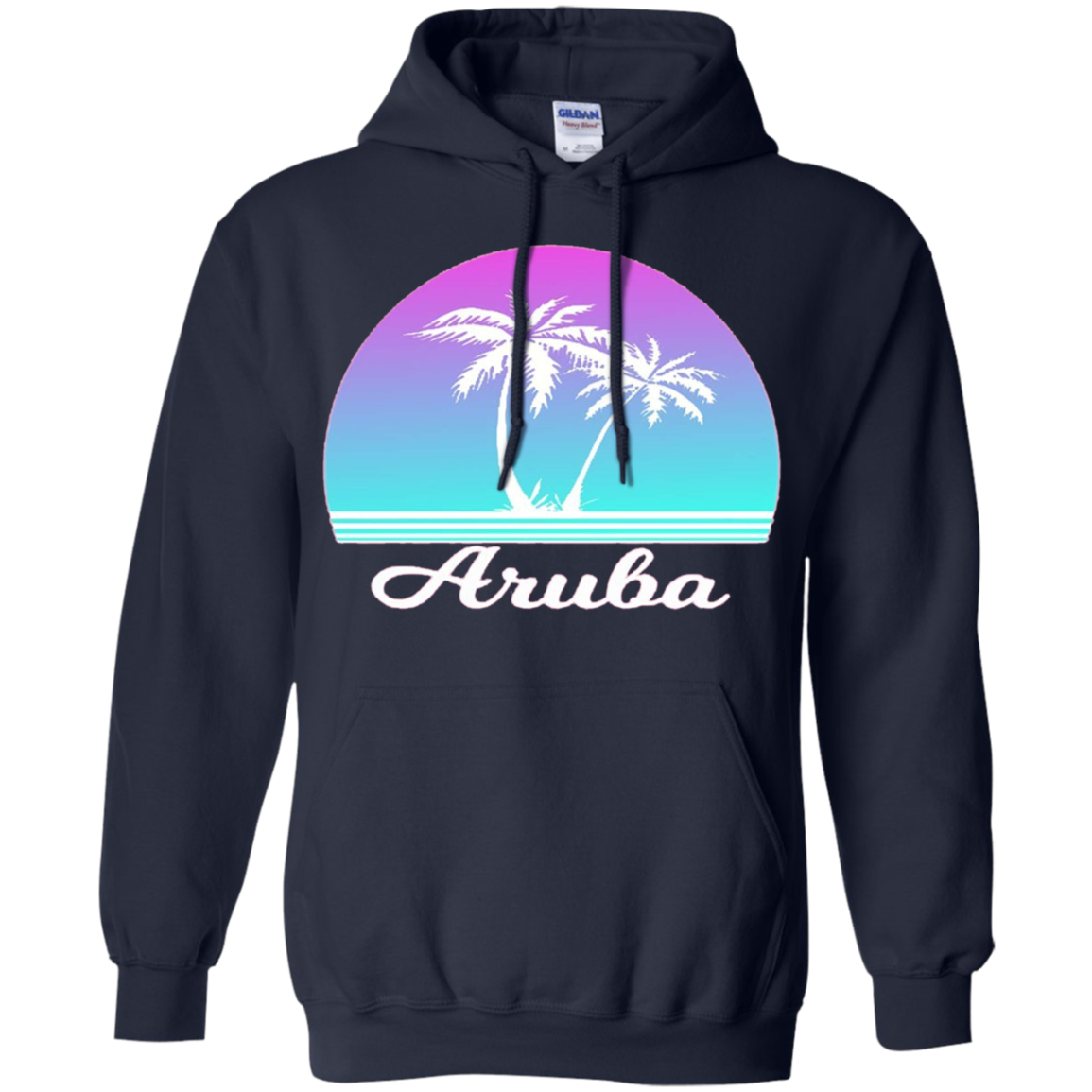 Aruba Souvenir TShirt Tropical Palm Tree Beach Travel Gift