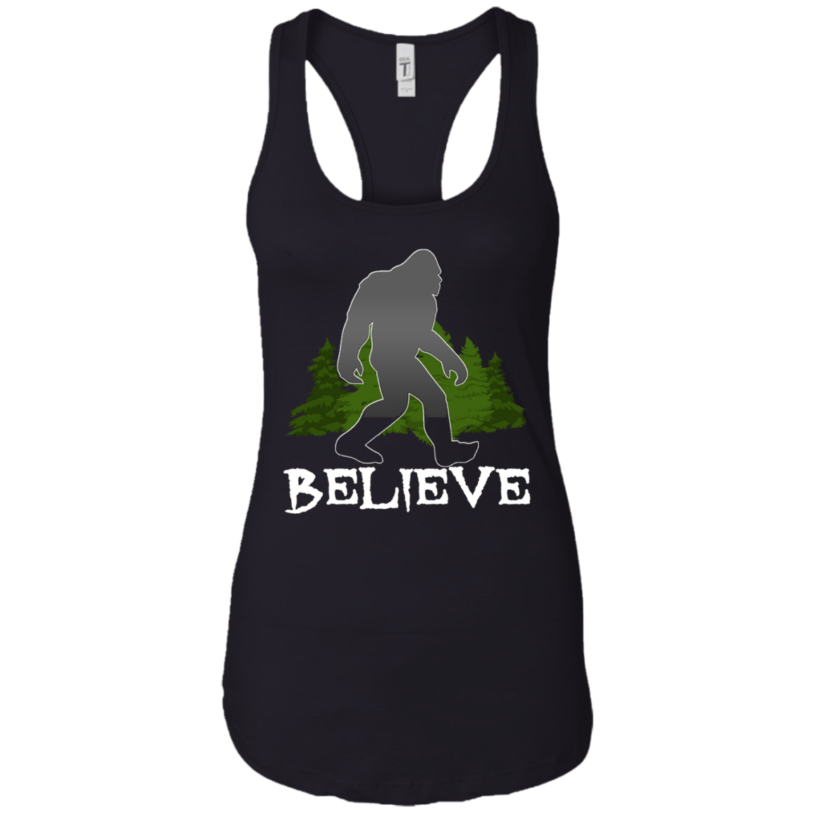 Bigfoot, Sasquatch, Yeti, I Believe Tshirt, Silhouette