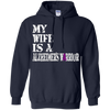 Image of Alzheimer's Awareness T-Shirt For Wife Purple Ribbon Tee