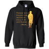Image of Alexander Hamilton Quote Shirt Gold Silhouette T-Shirt