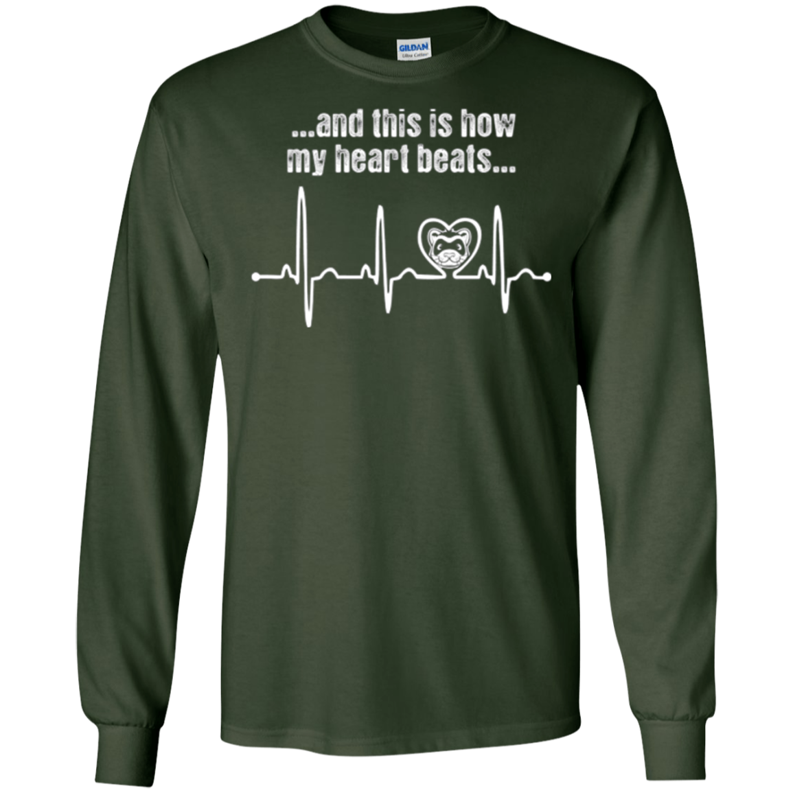 And This Is How My Heart Beats Ferret Tshirt