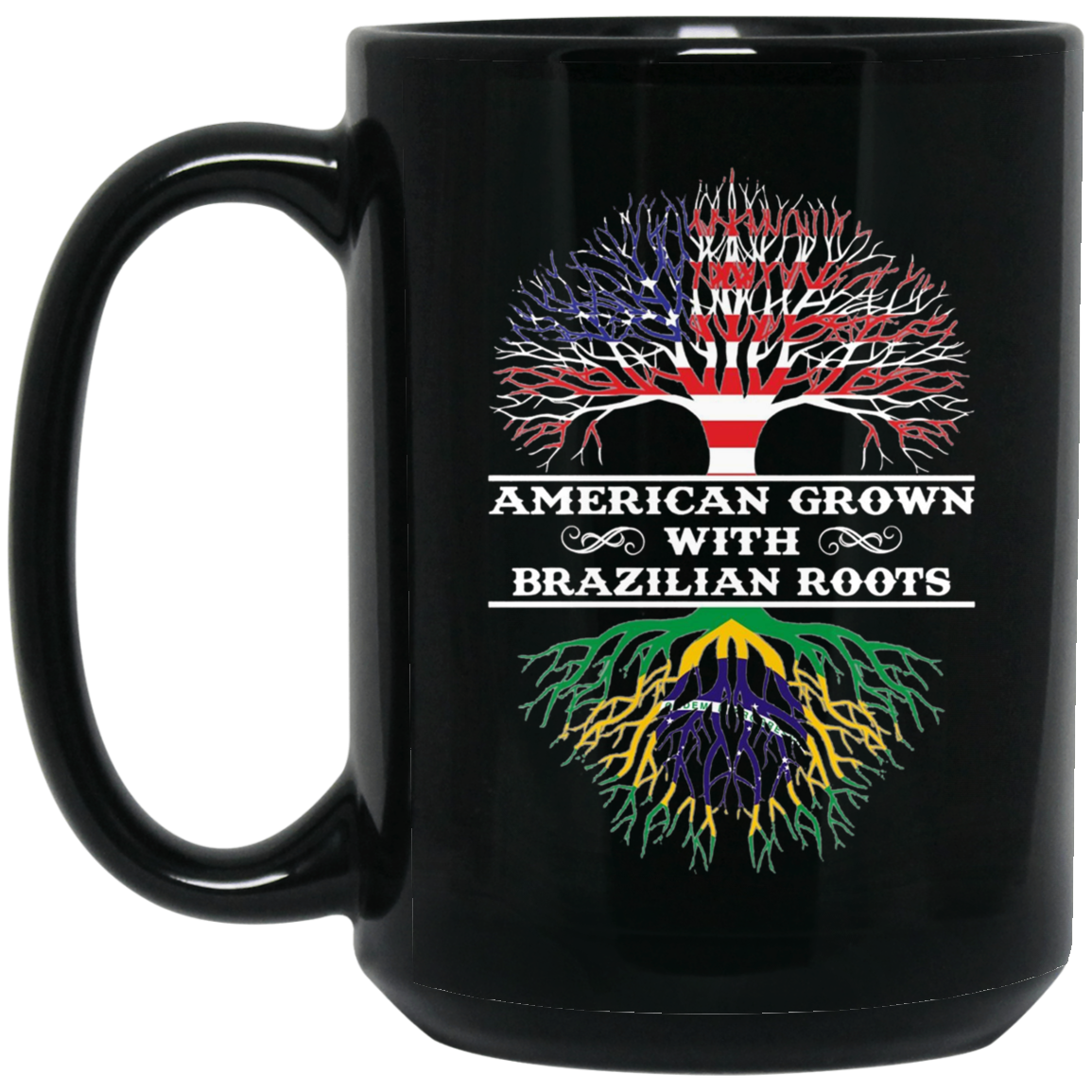 American Grown With Brazilian Roots Tee Shirt