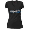 Image of America Heartbeat Blue Shirt Fourth of July Outfit Stars