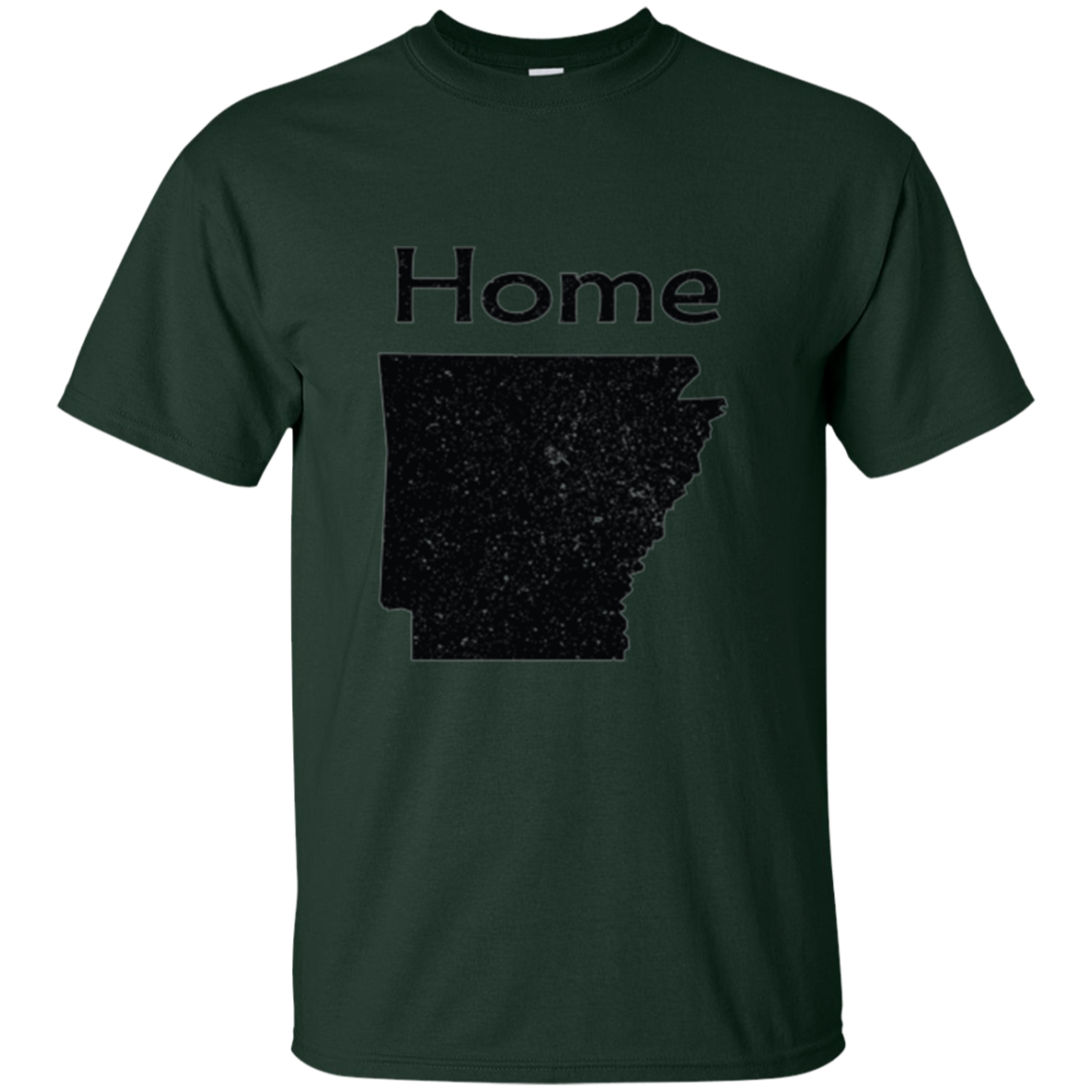 Arkansas Distressed Home State light long sleeve t-shirt