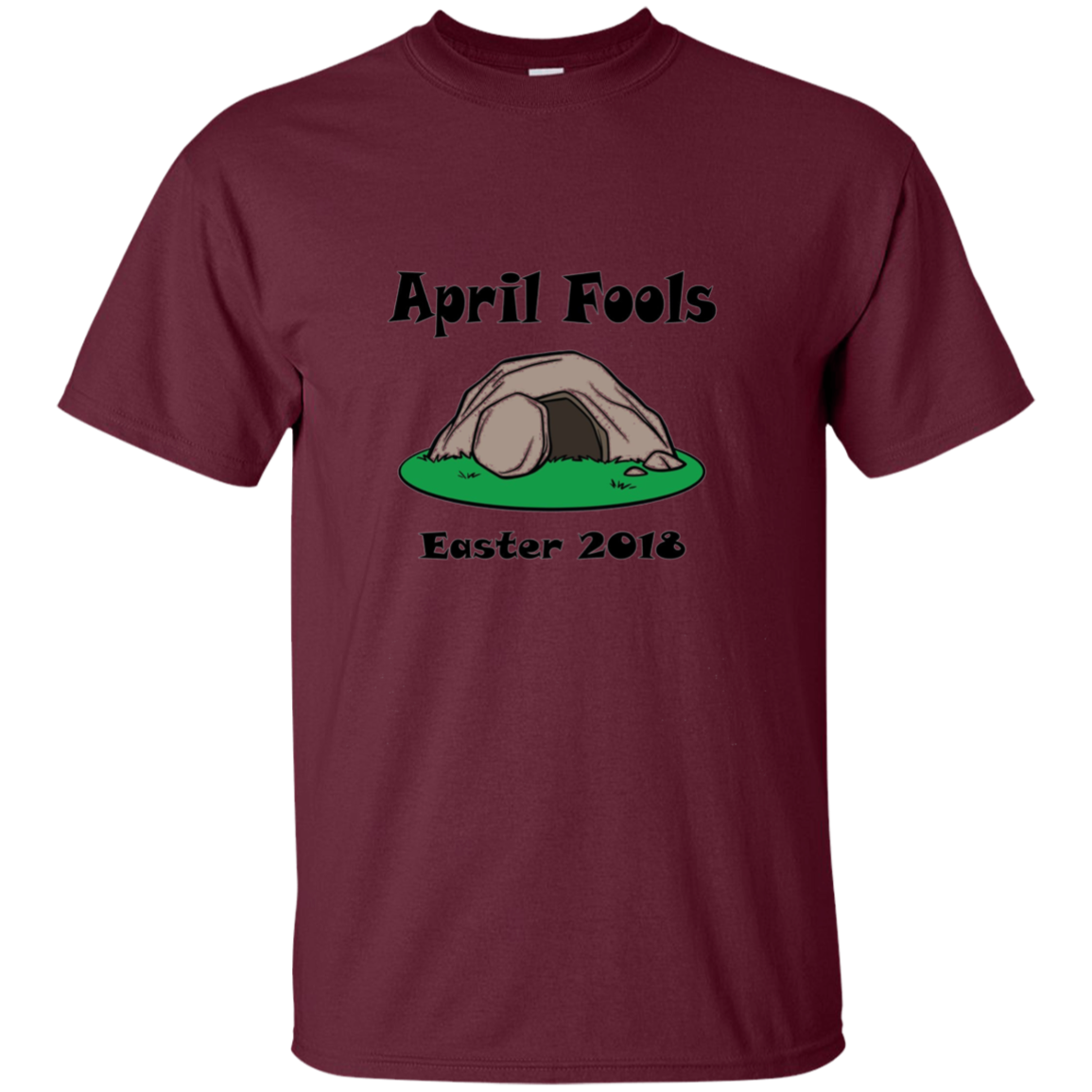 April Fools Day 2018 Empty Tomb Easter LS Shirt