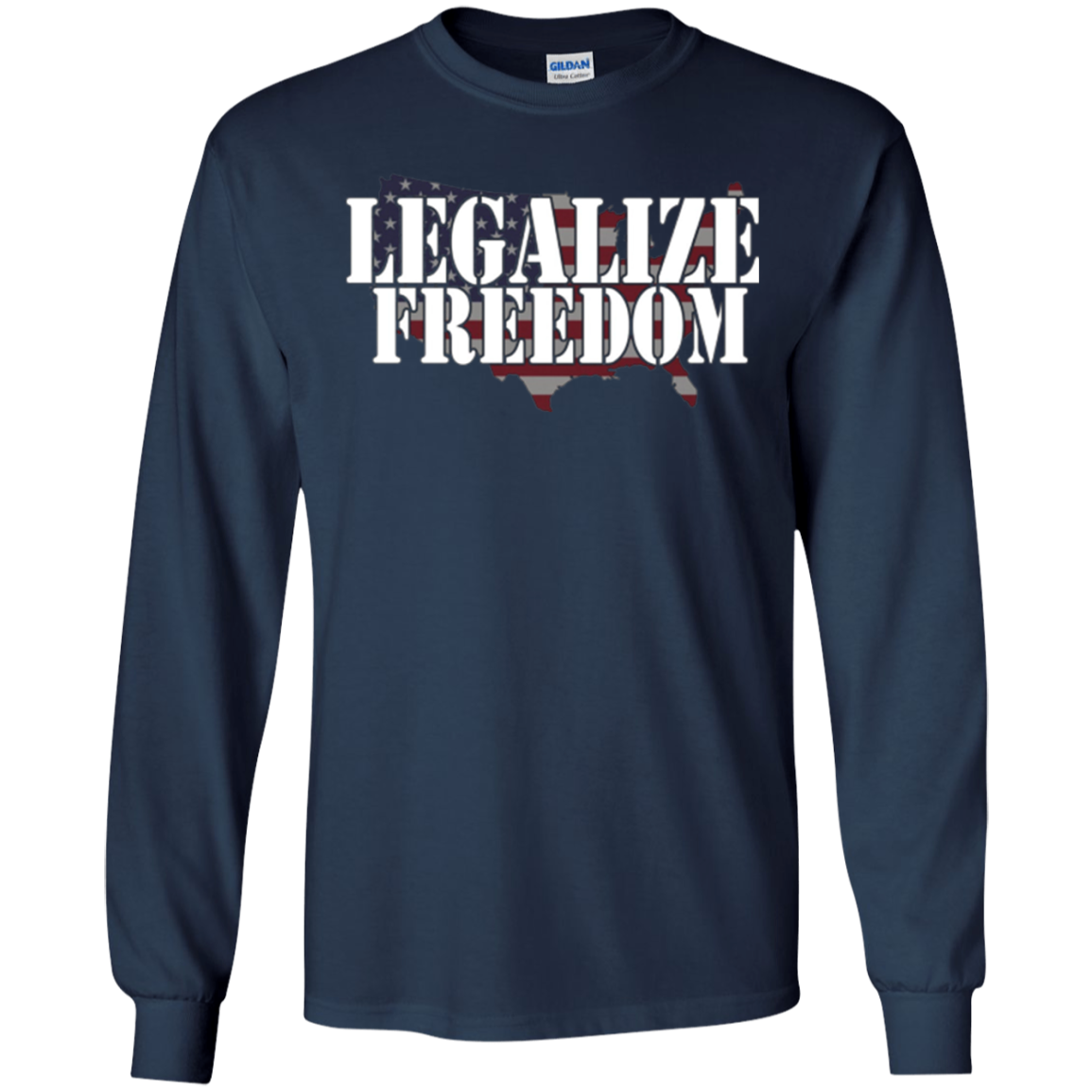 American Flag Legalize Freedom T-Shirt