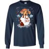 Image of Christmas Snowman Dachshund Funny T-shirt