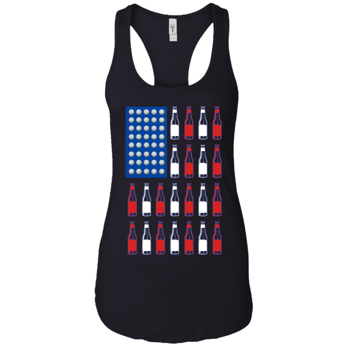 American Beer Pong Flag 4th of July Drinking Long Sleeve