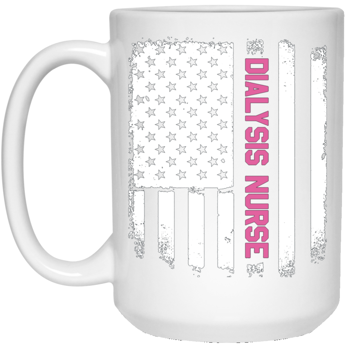 American Flag Nursing Dialysis Nurse T-Shirt