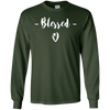 Image of A shirt that says Blessed | Blessed Thanksgiving T-Shirt