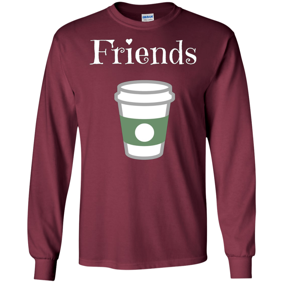 "FRIENDS" half of Best Friends Donut and Coffee T-Shirt