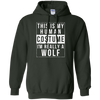 Image of Wolf Halloween Costume Shirt Funny Easy for Kids Men Women