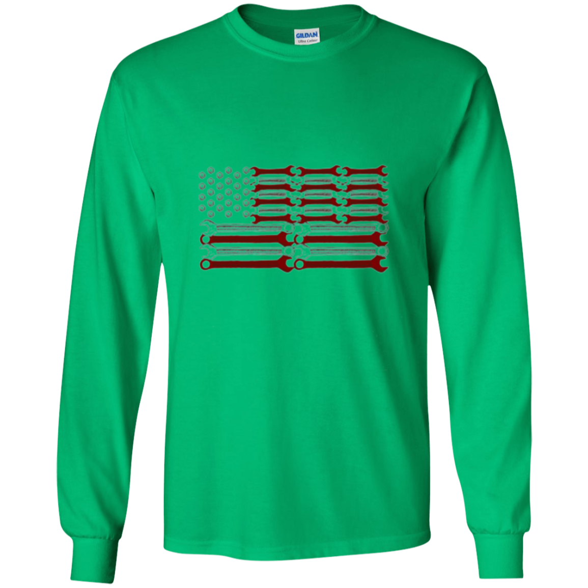 American flag wrench diesel powered