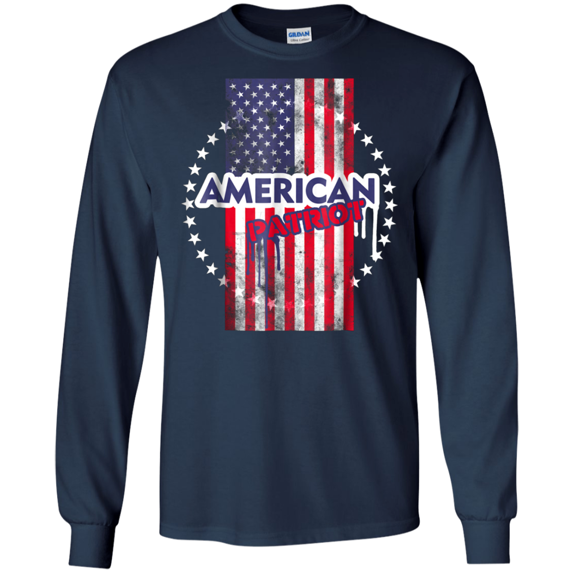 American Patriot - Unique Flag Holiday T Shirt 4th July Gift