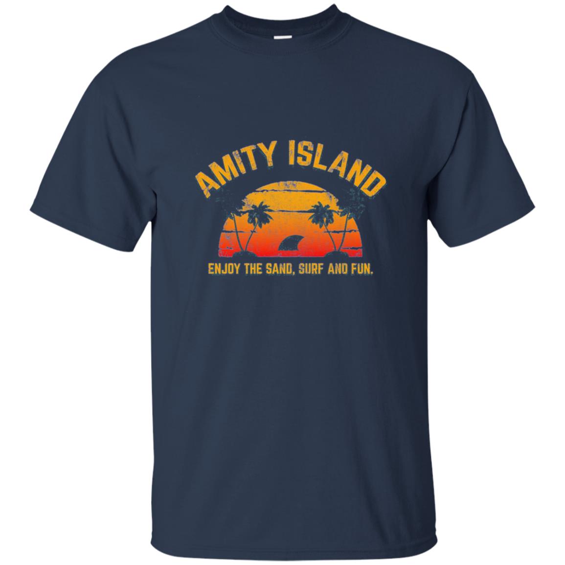 "Enjoy the Sand, Surf and Fun on Amity Island" Vintage Tee