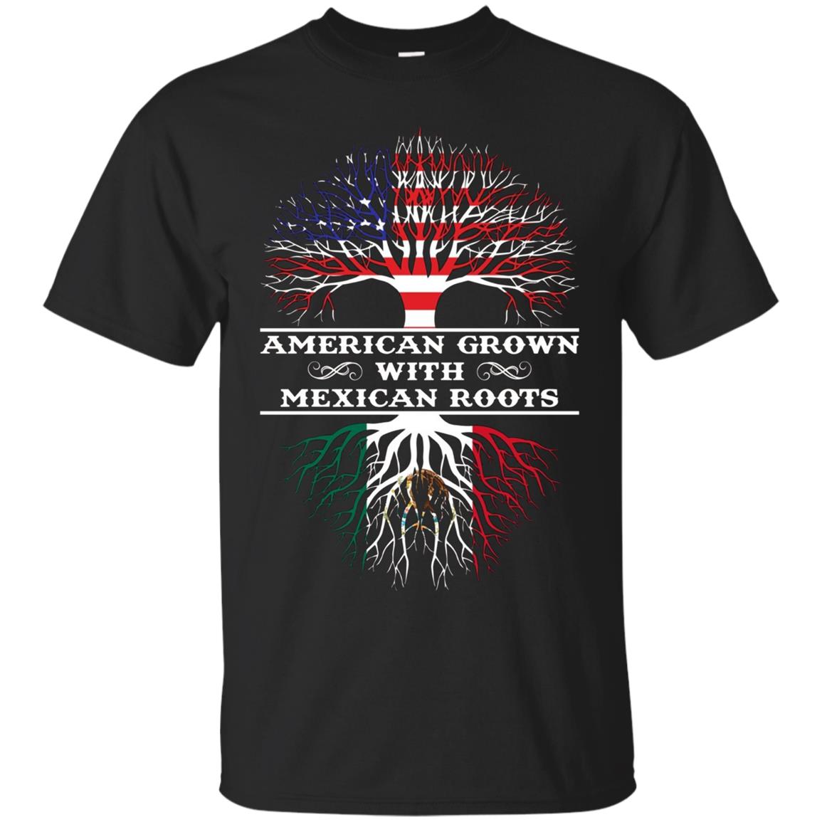 American Grown With Mexican Roots Tee Shirt