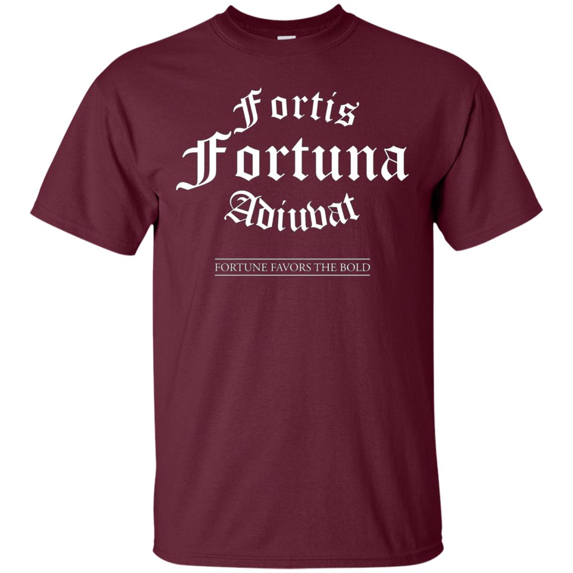 "Fortis Fortuna Adiuvat" Latin Quote T-Shirt