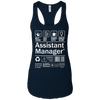Image of Assistant Manager Product Label T-Shirt Mens Womens