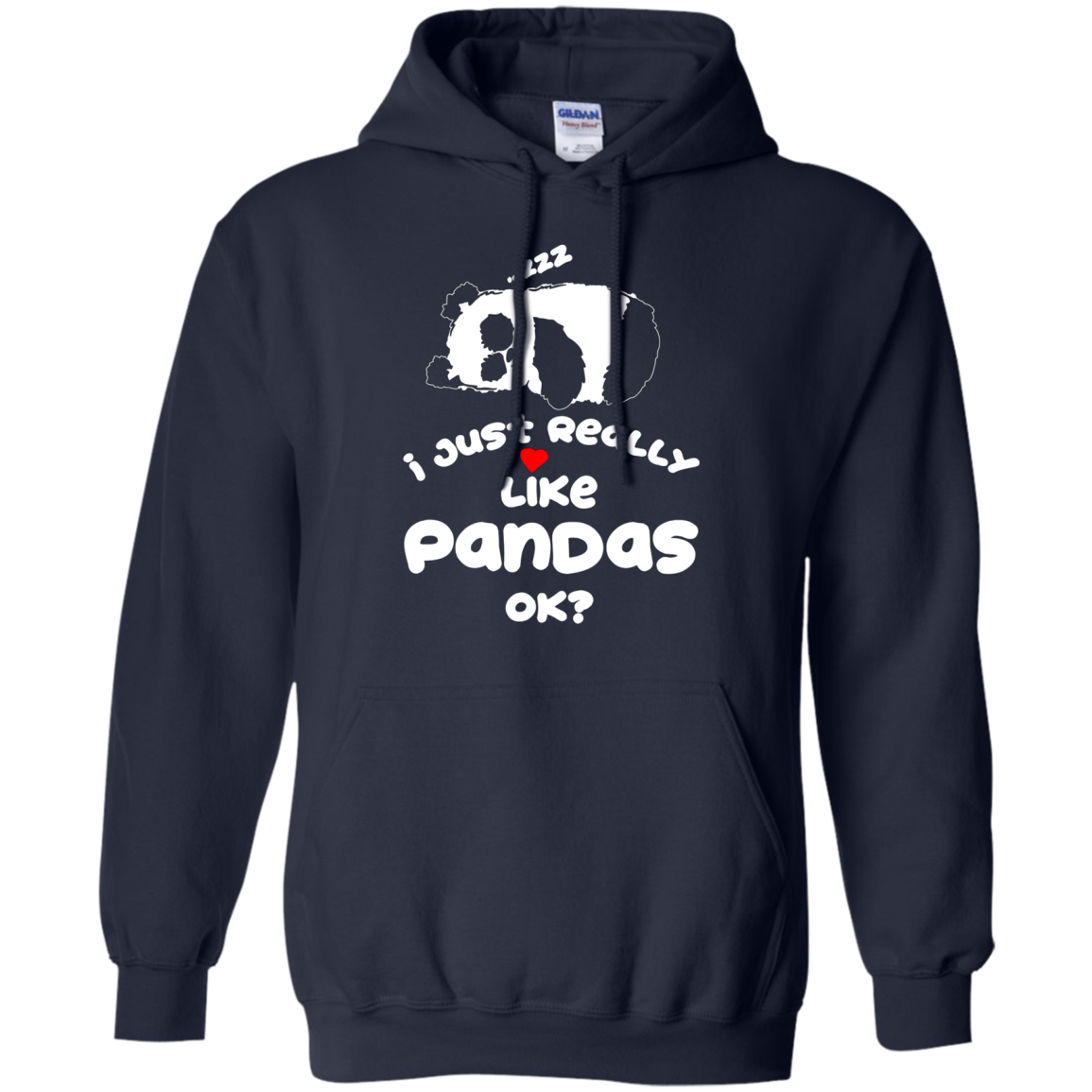 "I Just Really Like Pandas, Ok?" Chinese Panda Bear T-shirt