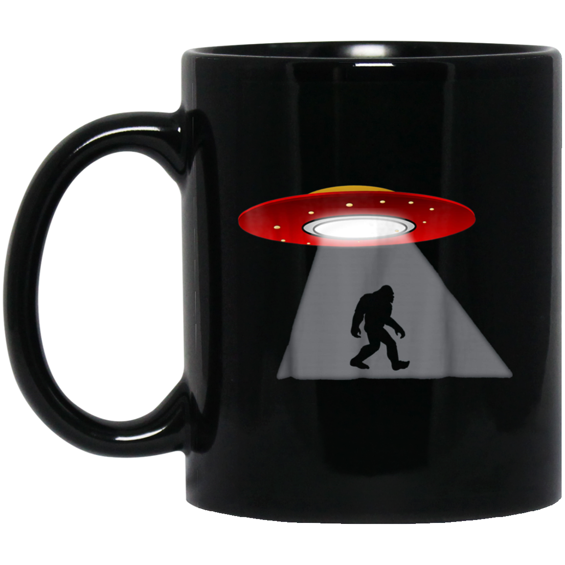 Alien Big Foot Abduction Funny Gift Idea Shirt