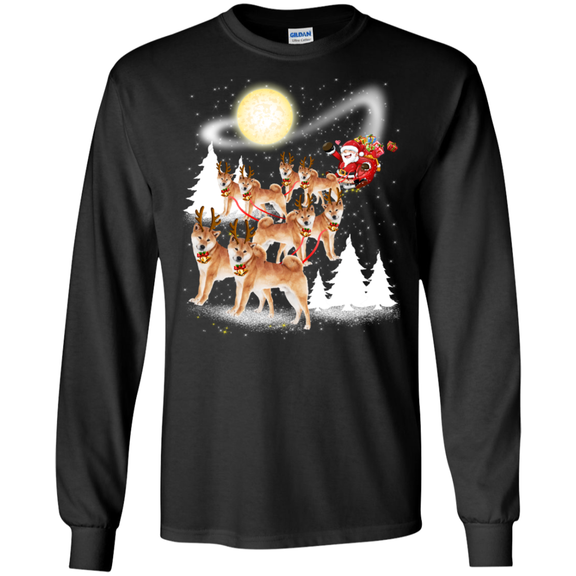 Akita Dog Merry Christmas T Shirt