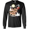Image of Akita Dog Merry Christmas T Shirt