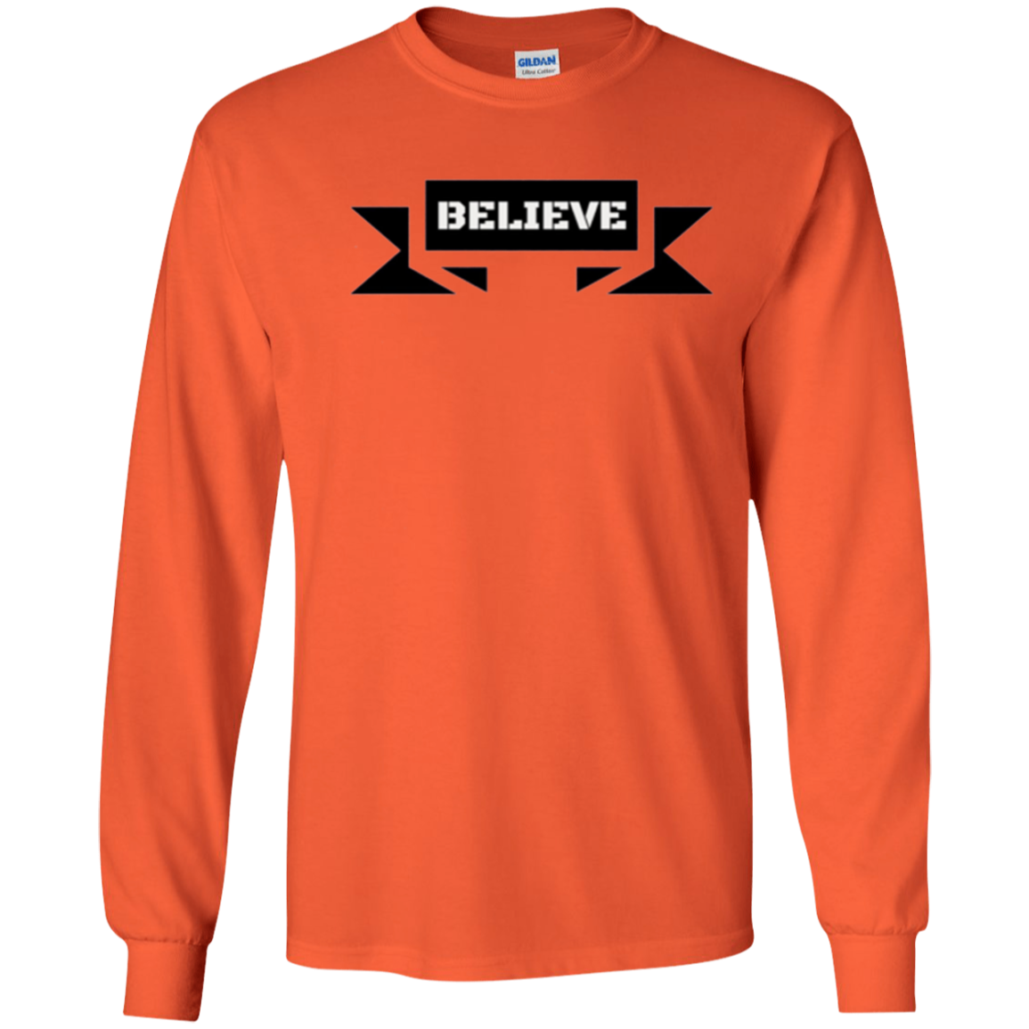 "Believe" Faith Commitment Motivational Drive T-Shirt