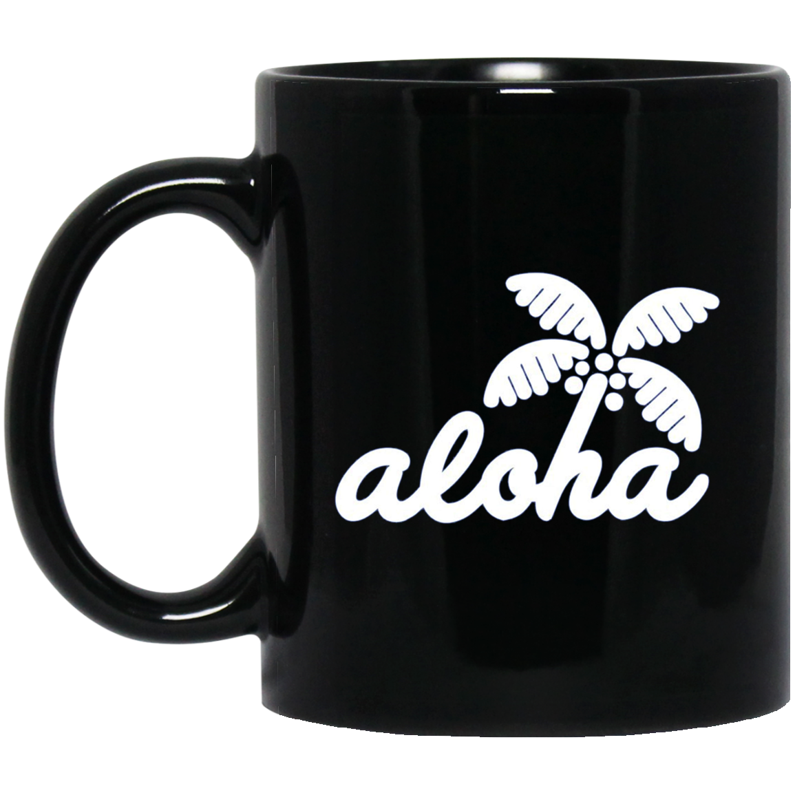 Aloha Palm Tree Simple Long Sleeve T-shirt
