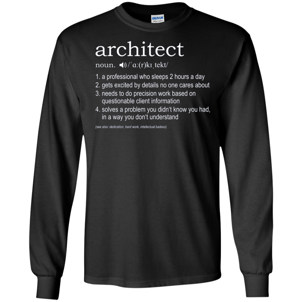 Architect Definition T-Shirt - funny TShirt for architects