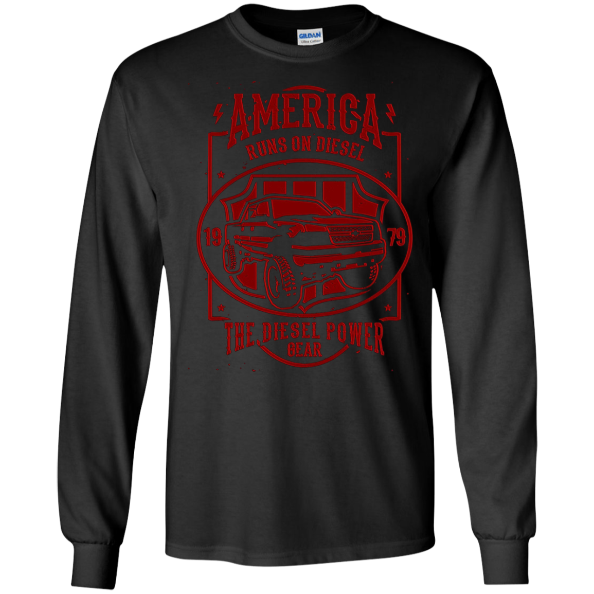 T-shirt American Run On Diesel