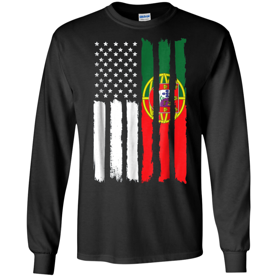 American Portugal Patriotic Flag T-shirt