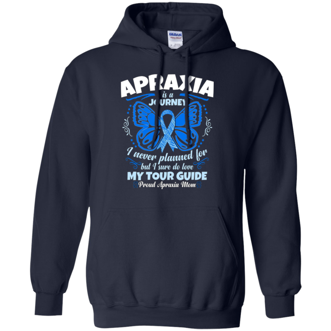 Apraxia Awareness T Shirt - Proud Apraxia Mom