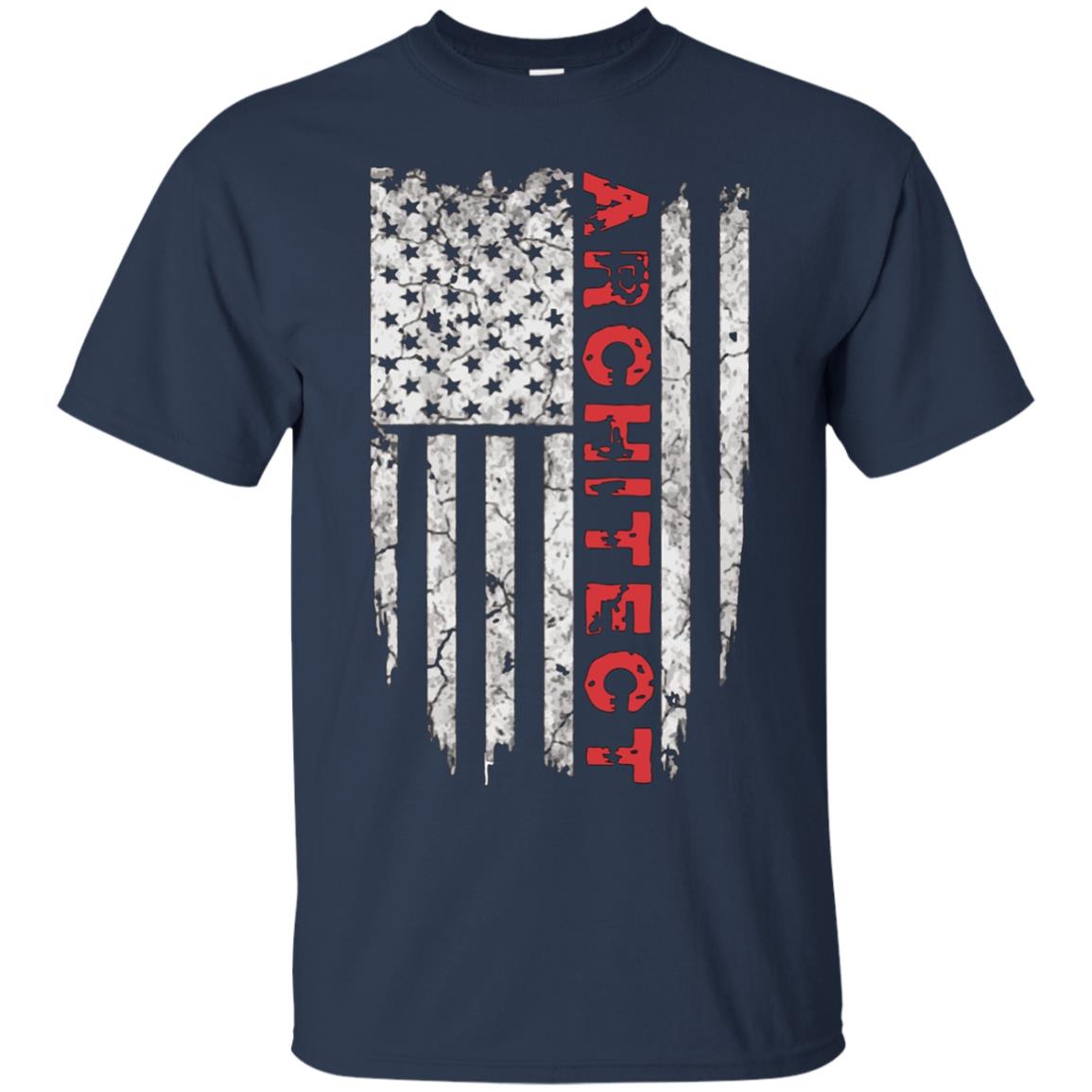 American Architect T-Shirt Proud Architect USA Tee Shirts