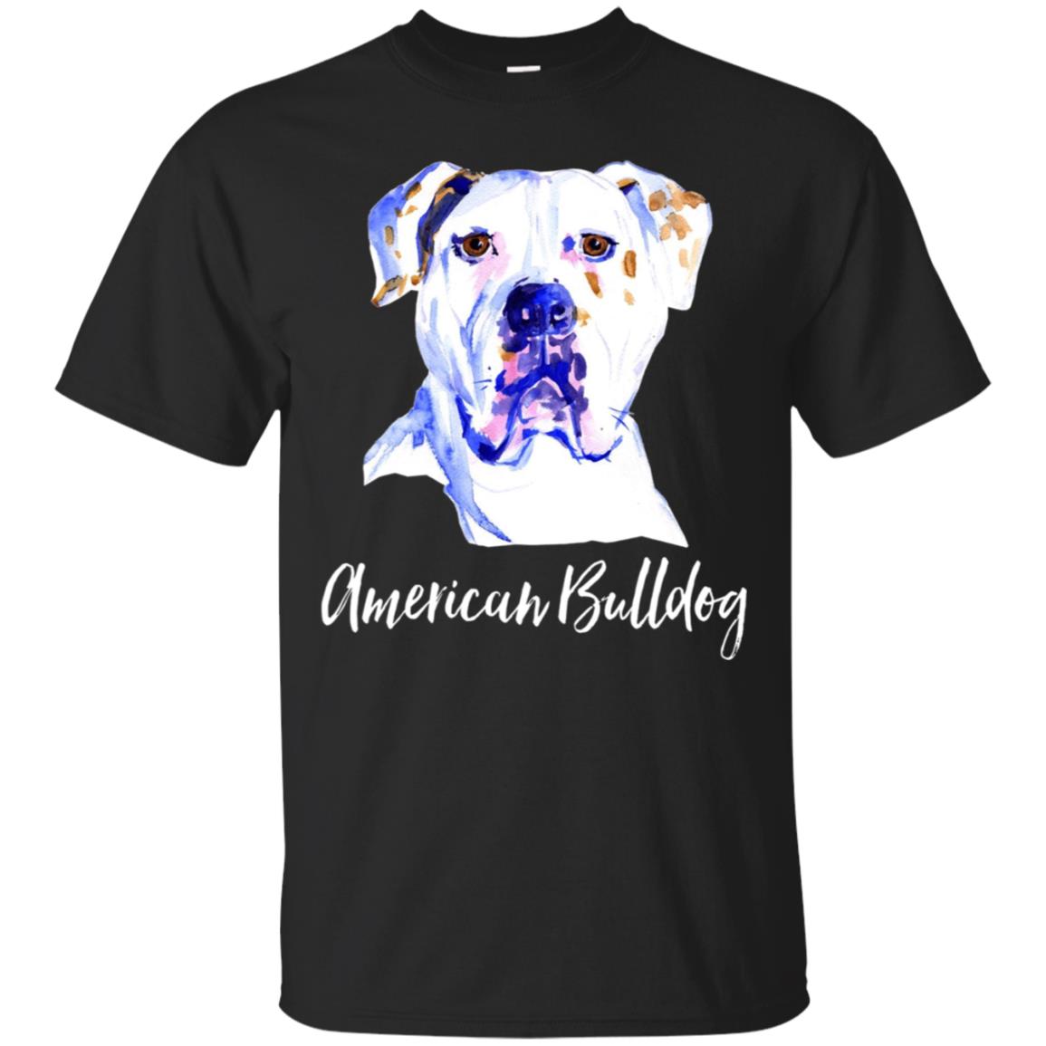 American Bulldog Dog T-Shirt Dog Lover Gift Bull Dog