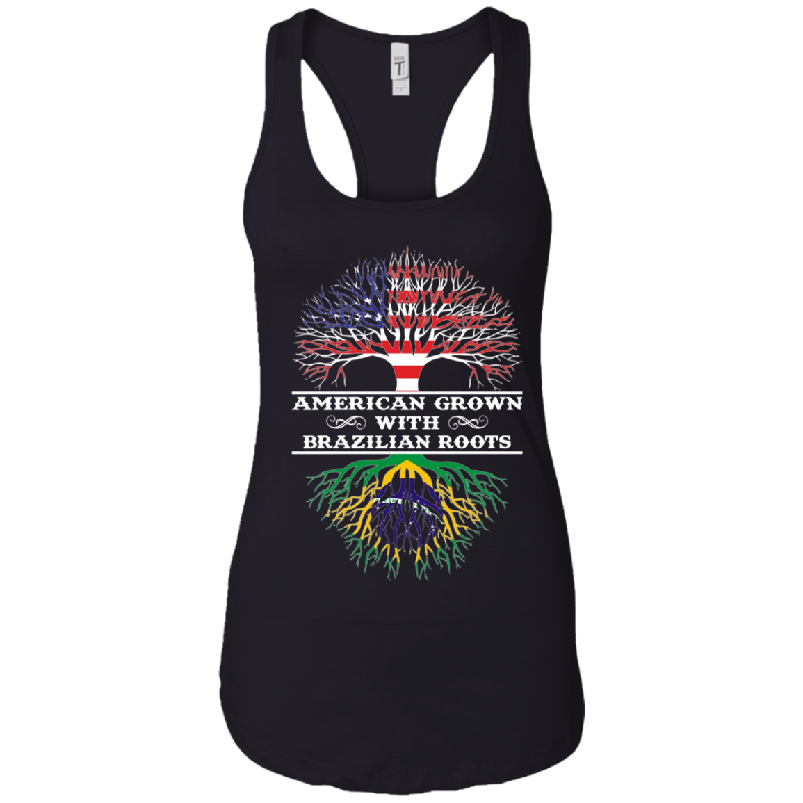 American Grown With Brazilian Roots Tee Shirt