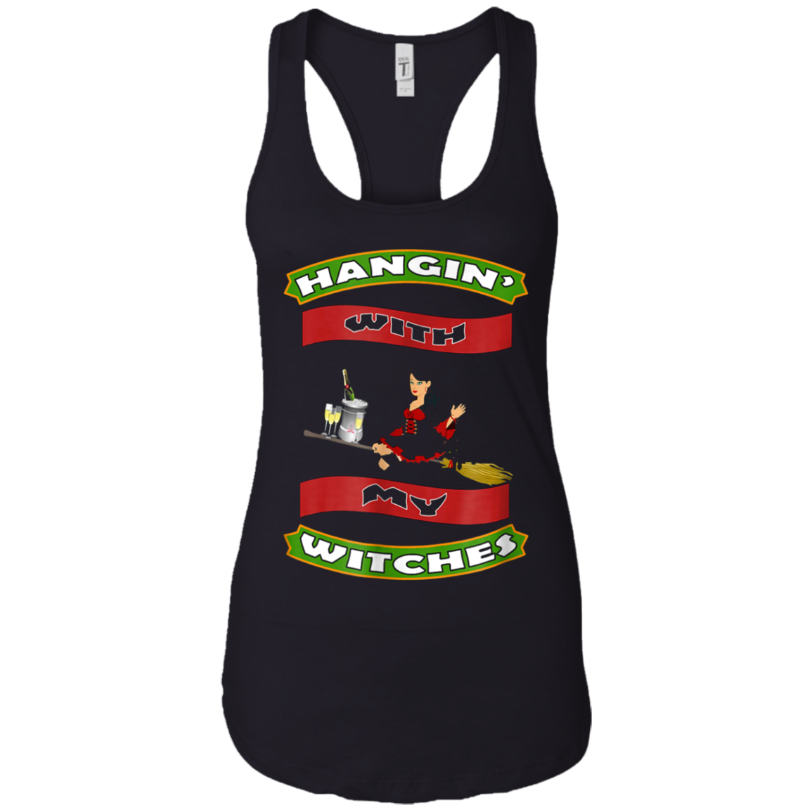Funny Halloween Witch T Shirt Hangin With My Witches
