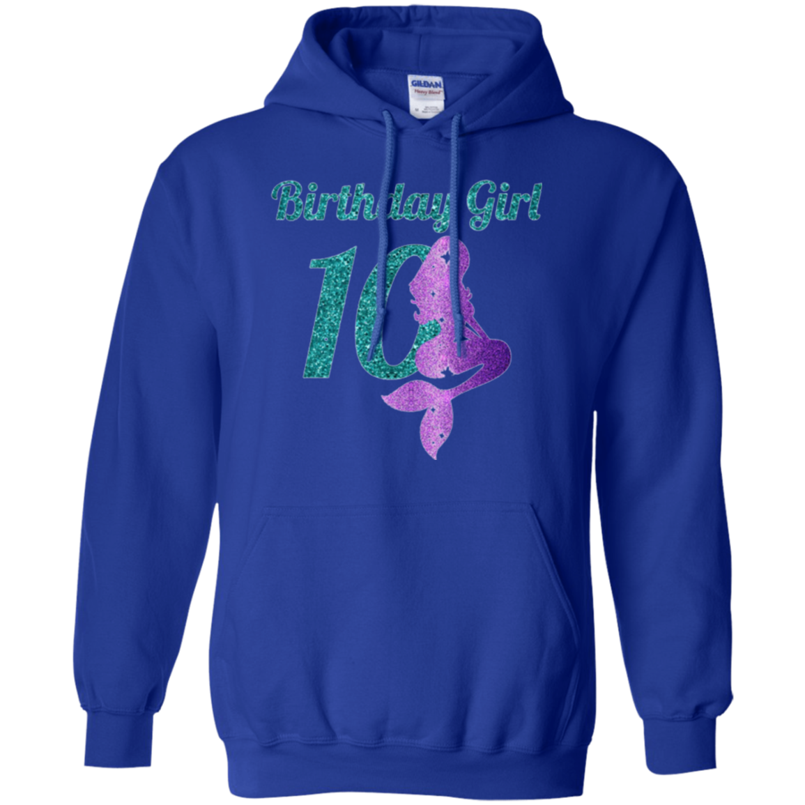 10th Birthday Girl Of Mermaid T-shirt 10 Years Old Mermaid